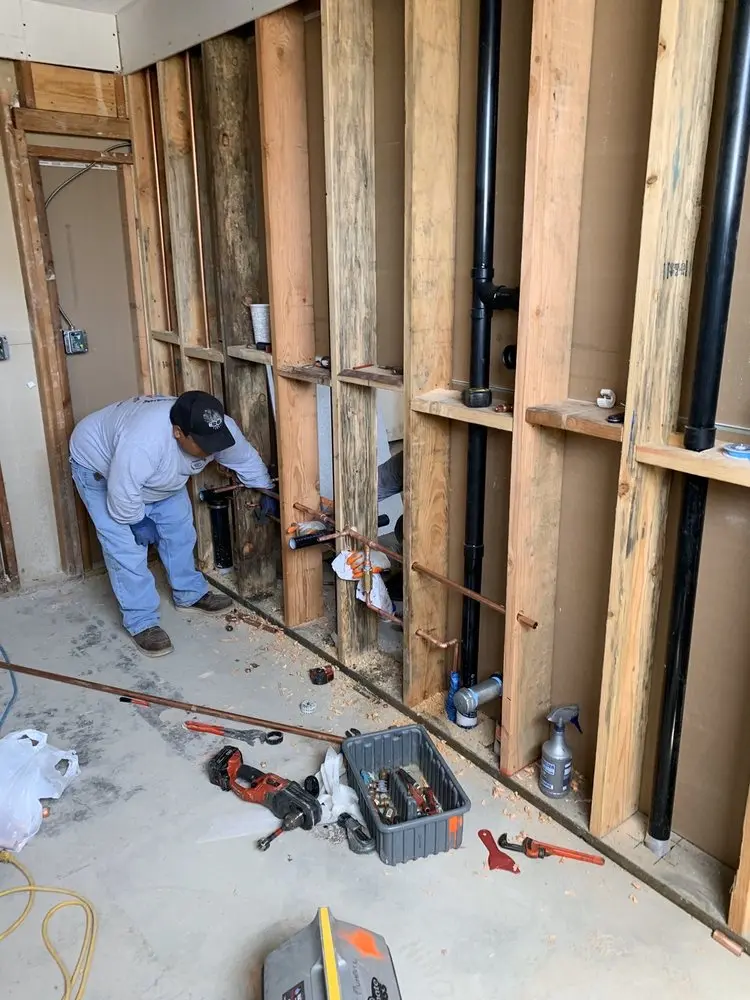 Commercial rough-in plumbing for Gas Line Repair in Indiana
